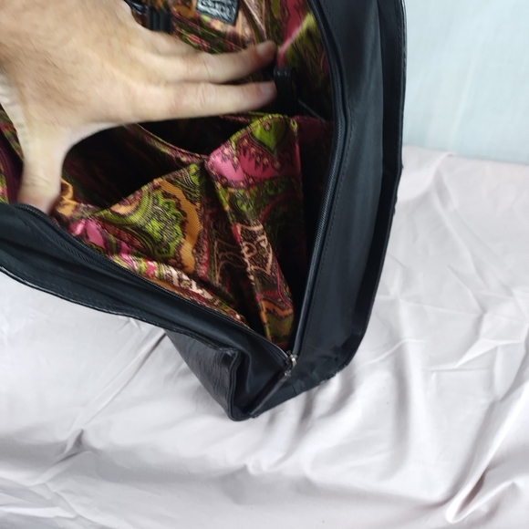 Buxton Briefcase Genuine Leather Laptop Bag Portfolio Business Professional Tote - Picture 7 of 16